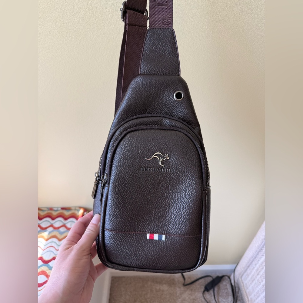 Leather Crossbody‎ Bag